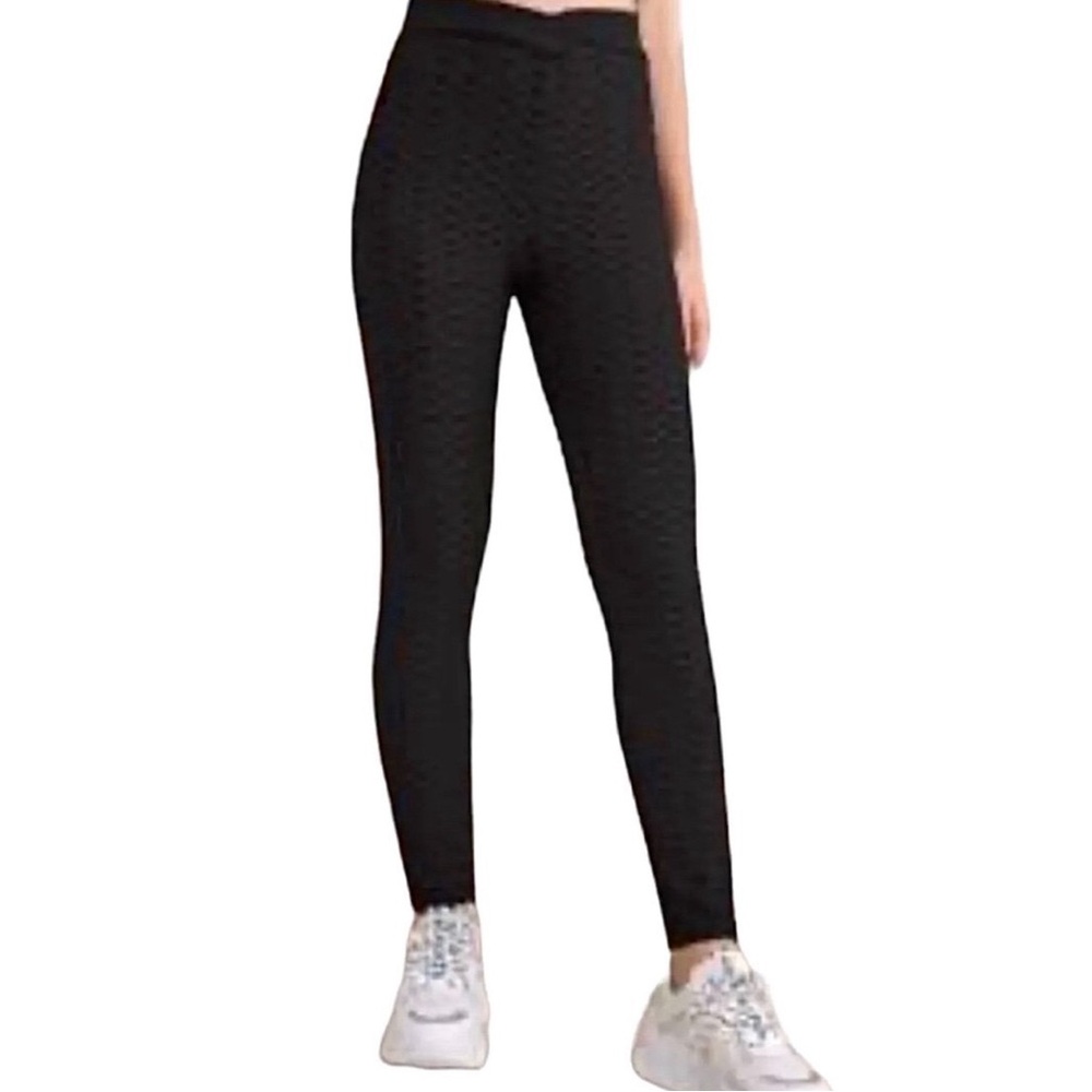 Lot Of 3 Girls Leggings Dance Pants Comfy Black Size 130